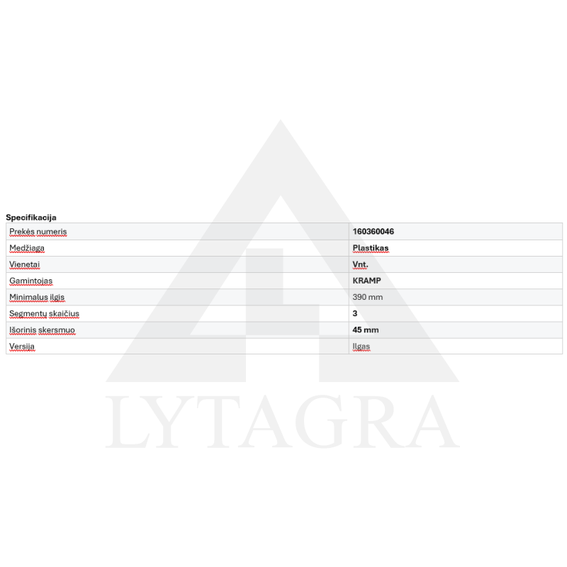 Universalus sėklavamzdis/ilgas 3078050100