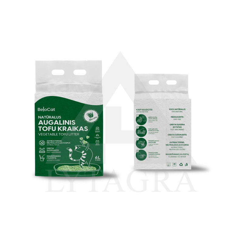 TOFU kačių kraikas alijošiaus kvapo 6 l