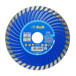 Deimantinis pjovimo disk. 125x22,2x10,0mm/ S&R 252372125
