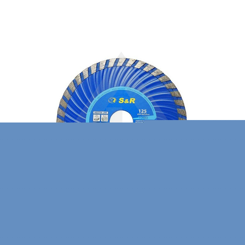 Deimantinis pjovimo disk. 125x22,2x10,0mm/ S&R 252372125
