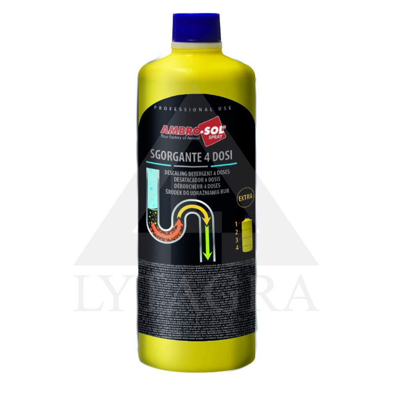 Kanalizacijos nuosėdų valiklis AMBRO-SOL, 1L