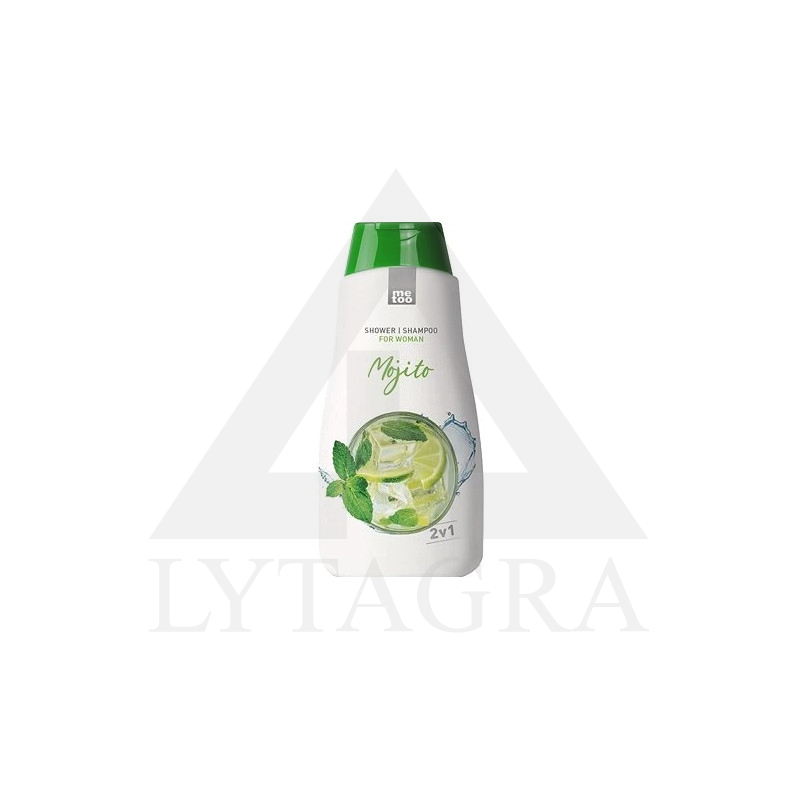 dušo gelis ir šampūnas moterims MeToo Mojito , 500 ml