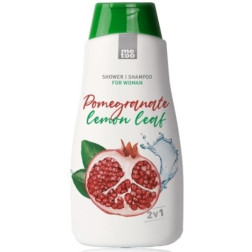 Dušo gelis ir šampūnas Me Too Pomegranate & Lemon Leaf  moterims, 500 ml