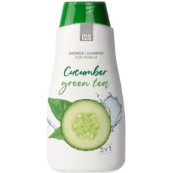 Dušo gelis ir šampūnas Me Too Cucumber & Green Tea moterims, 500 ml