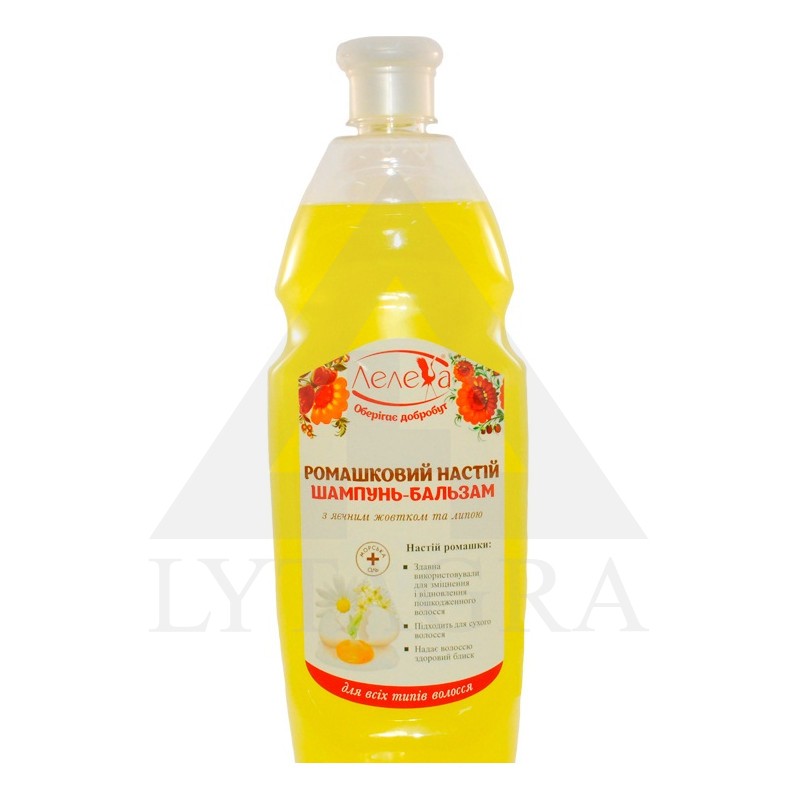 Šampūnas-balzamas su ramunėlių užpilu Leleka, 1 L