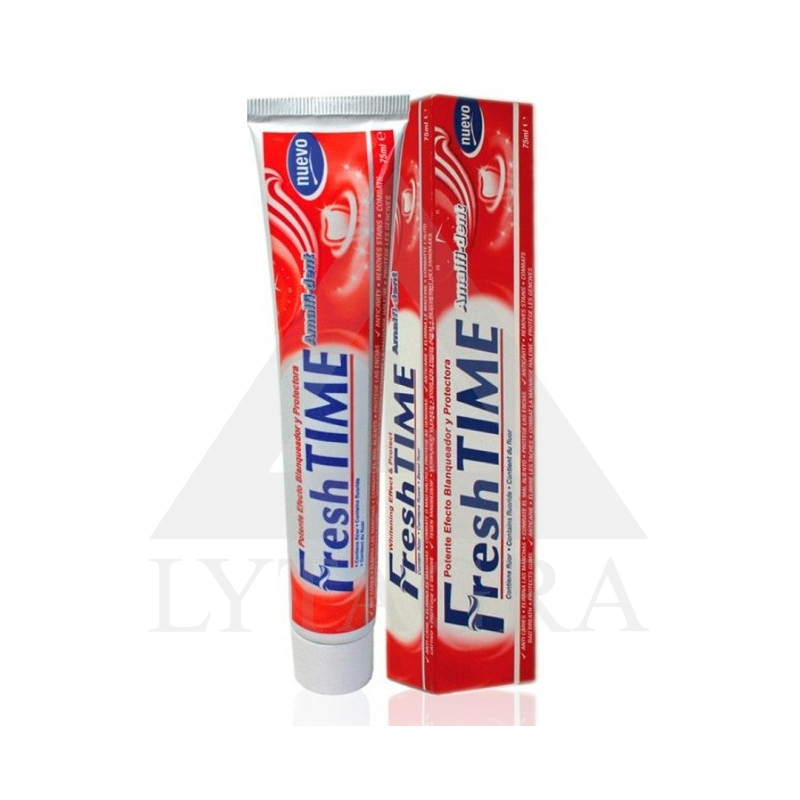 dantų pasta balinamoji apsauginė "Fresh Time", 75 ml.