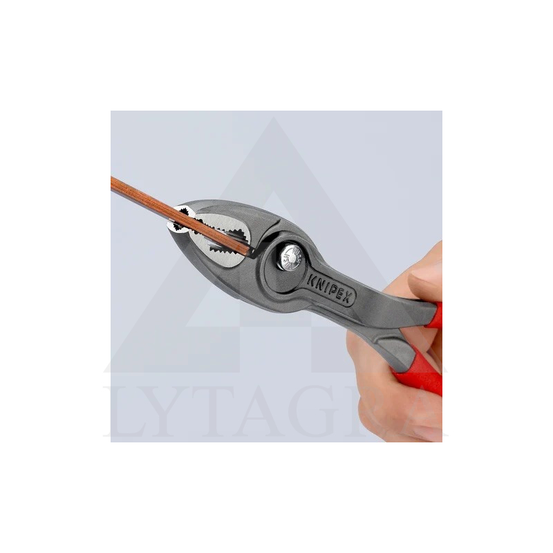 Replės santechninės dvigubo griebimo/250mm/ TwinGrip / Knipex 8201250