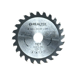 Pjovimo diskas medienai Realtek 63488700 125x22.23x24T