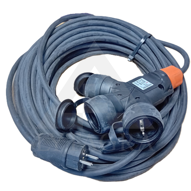 Prailgintuvas su 3 lizdais 20 m 16A 250V IP54