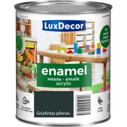 Akrilinė emalė LuxDecor grūdintas plienas blizgi 0,75 L