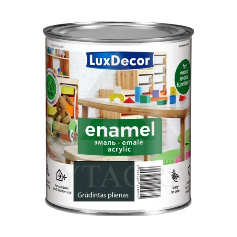 Akrilinė emalė LuxDecor grūdintas plienas blizgi 0,75 L