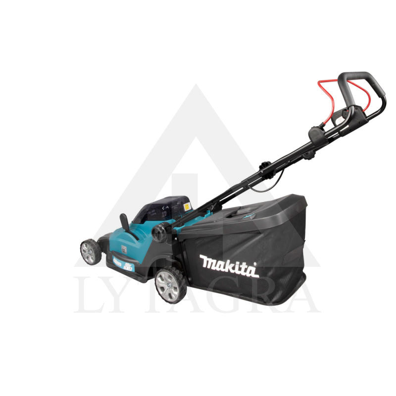 Akumuliatorinė vejapjovė MAKITA DLM432PT2 2 x BL1850B + greitas įkroviklis