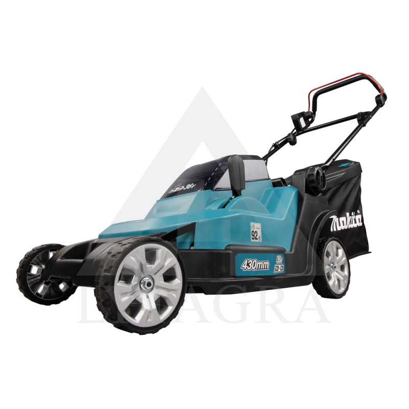 Akumuliatorinė vejapjovė MAKITA DLM432PT2 2 x BL1850B + greitas įkroviklis