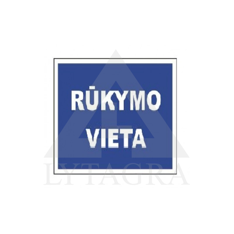 LIPDUKAS "RŪKYMO VIETA" 130X130 LIPINT067