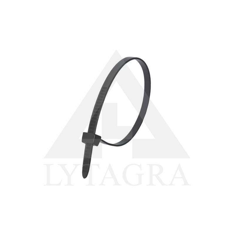 Daugkartinio tvirtinimo dirželiai 7,2x250mm. / Juodi/ Dedra 11CV72253