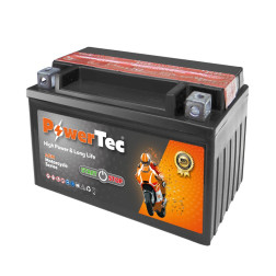 Akumuliatorius MOTO 12V 8Ah 120A PowerTec YTX9-BS-AGM