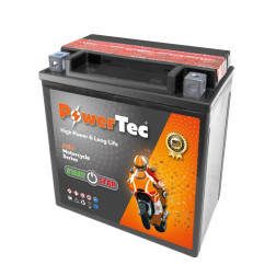 Akumuliatorius MOTO 12V 14Ah 210A PowerTec YTX16-BS-AGM