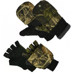 Žieminės pirštinės su atlenkiamais pirštais PS Kum Camo