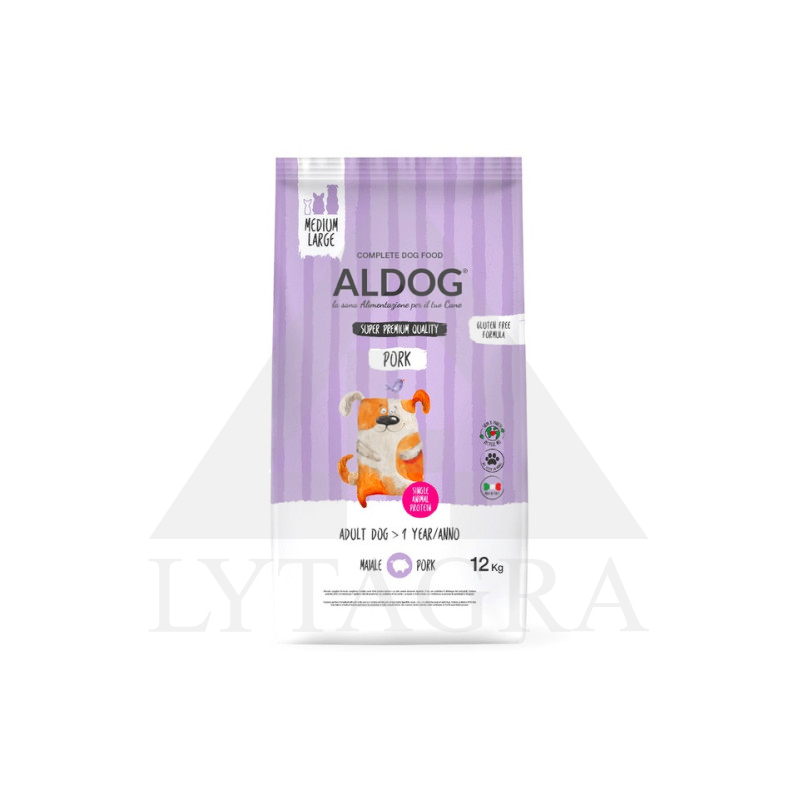 Ėdalas šunims Aldog pork 12 kg