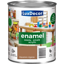 Emaliniai dažai LUXDECOR Havanos Cigaro matinė 750 ml.
