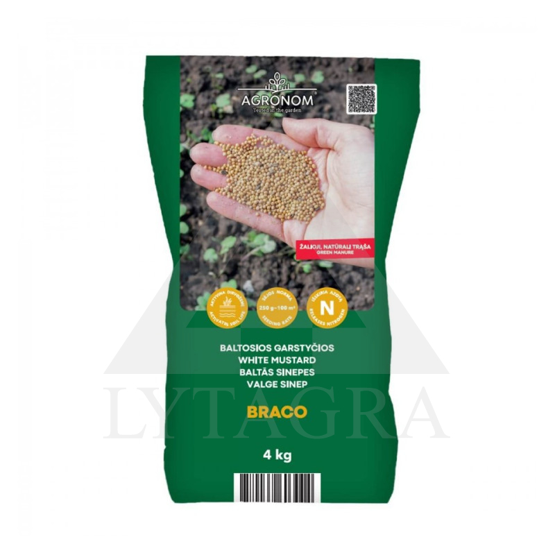 Garsty2ios baltosios Braco, 4 kg