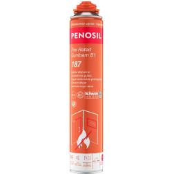 Sandarinimo putos PENOSIL FIRE RATED Gunfoam B1 187, ugniai atsparios, pistoletinės, 750 ml