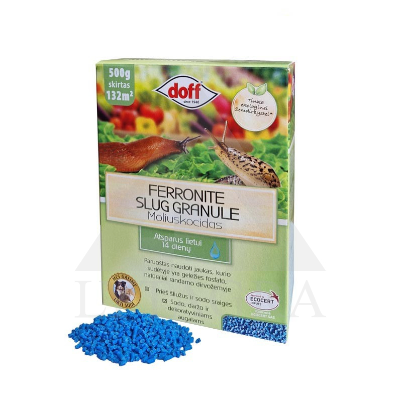 1081496 GRANULĖS NUO ŠLIUŽŲ 500G.FERRONITE SLUG
