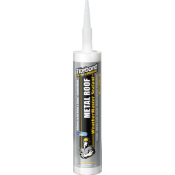 Titebond WeatherMaster Metal Roof: Atsparus Oro Sąlygoms ir Uraganams Polimerinis Hermetikas 300 ml. juodas