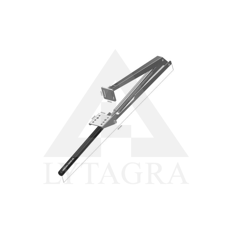 Savaiminio atidarymo mechanizmas šiltnamio stoglangiui 5x9.5x38cm