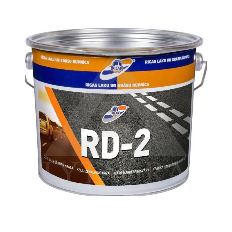 Dažai Rilak RD-2 2R kelių žymėjimui geltoni 4 kg.