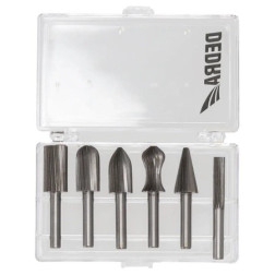 STRYPO FREZA METALUI 6VNT RINKINYS,STRYPAS 6MM HSS 07F500