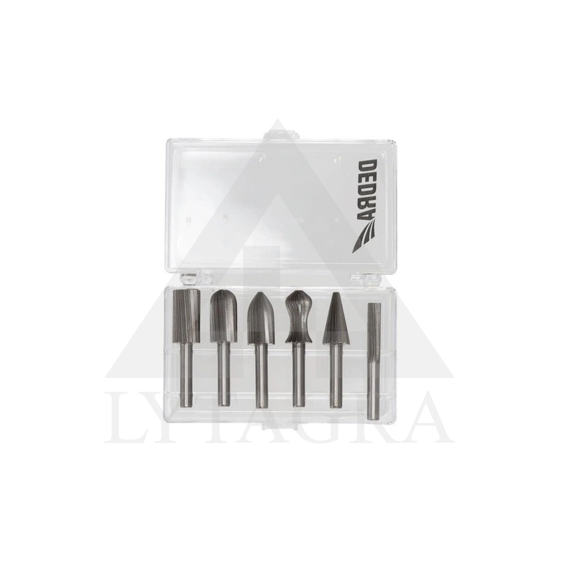 STRYPO FREZA METALUI 6VNT RINKINYS,STRYPAS 6MM HSS 07F500