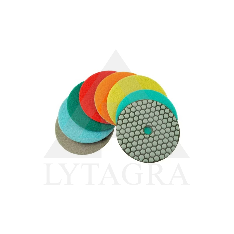 POLIRAVIMO DISKAS GR.0400 DEIMANT.D125MM DARBAS SAUSAI H12H0400