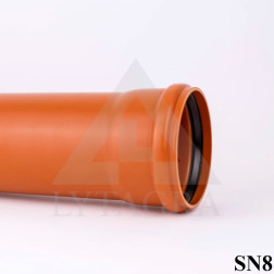 PVC IŠORĖS KANALIZACIJOS VAMZDIS 110X1000