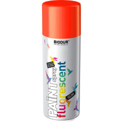 Fluorescencinė aerozolinė emalė BIODUR, oranžinė RAL3024, 400 ml