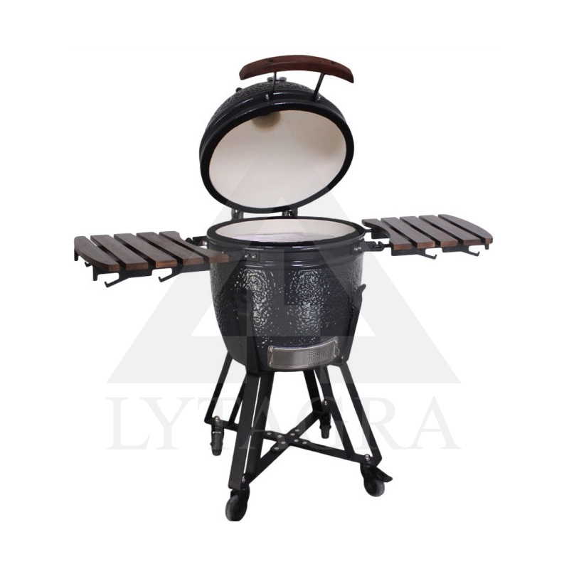 Kepsninė Kamado Media E-21 BBQ Juoda