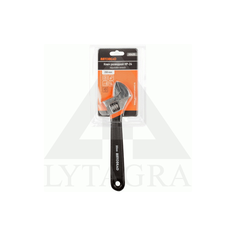 REGULIUOJAMAS GRADUOTAS RAKTAS 200MM 30420