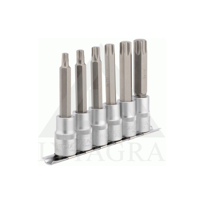 39907 GALVUČIŲ RINKINYS TORX T-40-T70 1/2