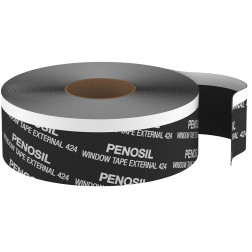 Išorinė priešvėjinė sandarinimo juosta PENOSIL Window Tape External 424 plotis 70 mm.