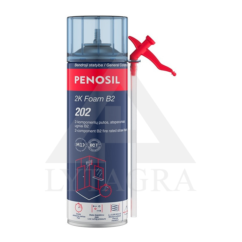 PENOSIL 2K Foam B2 202 dvikomponentės sandarinimo putos 400ml