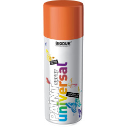 Universali aerozolinė emalė BIODUR, oranžinė RAL2004, 400 ml