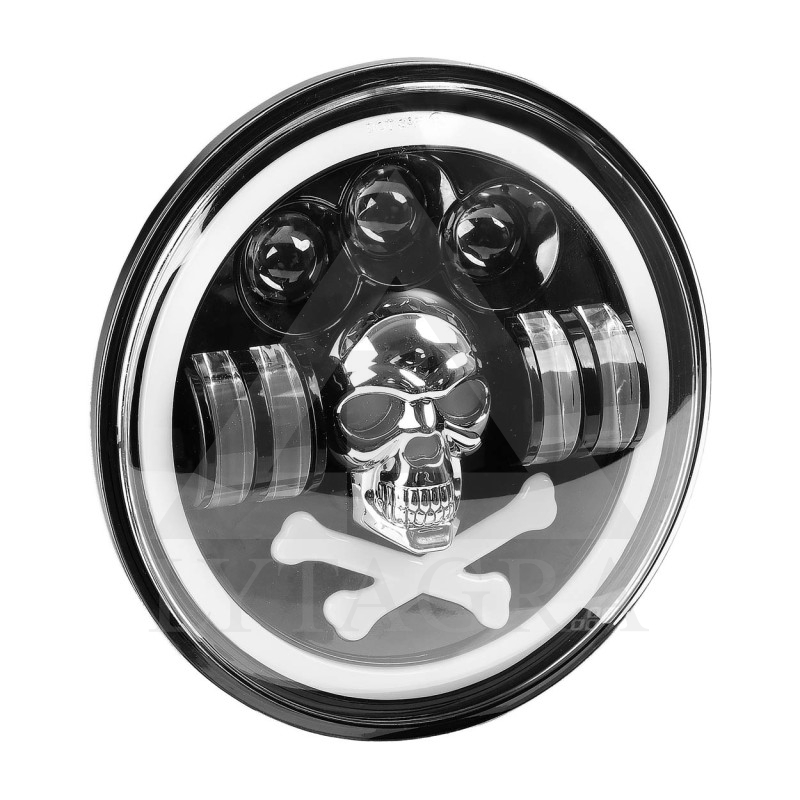 LED DARBO LEMPA 170X65MM 60W SKULL 9-36V 03695