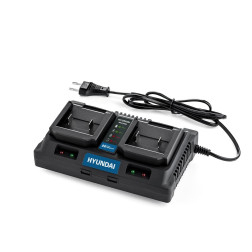Įkroviklis ličio jonų akumuliatorių dvigubas HYUNDAI HYCH 2002 (HYCH2002) 20V