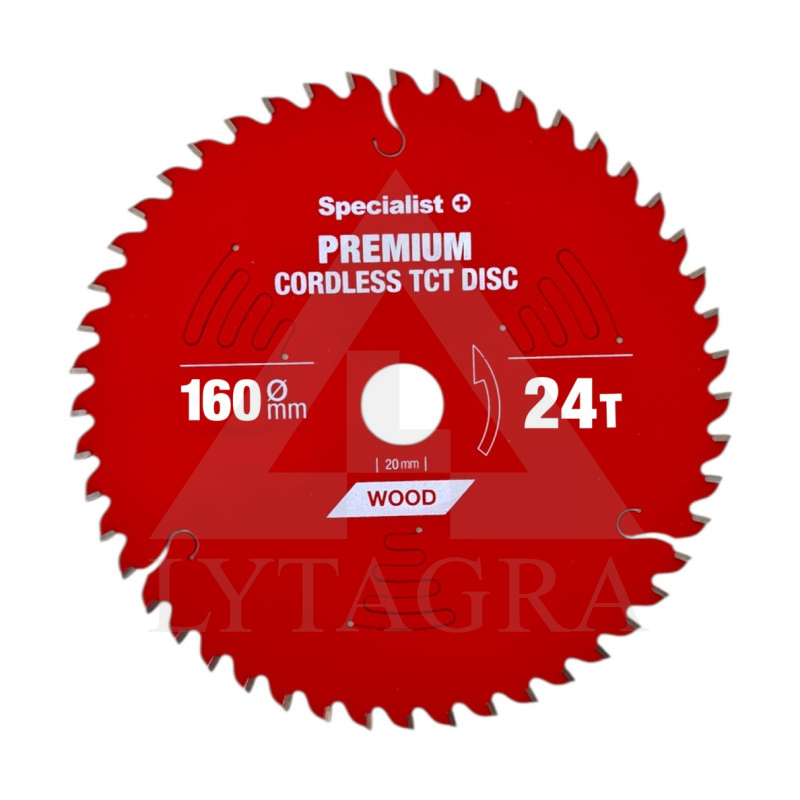 51/2-16024 SPECIALIST+PJOVIMO DISKAS 160X24TC20MM