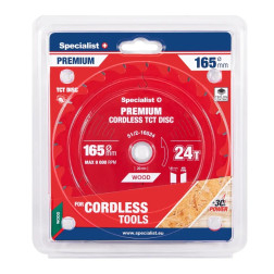 16524 PJOVIMO DISKAS 165X24TX20MM CORDLESS