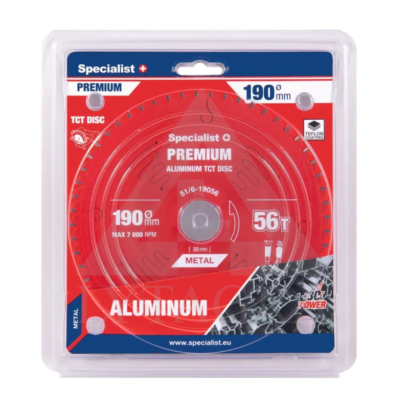 51/6-19056 PJOVIMO DISKAS 190X56TX30MM ALUMINIUMPREMIUM SPECIALIST+