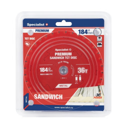 51/4-18436 PJOVIMO DISKAS 184X36TX20/16MM SANDWICHPREMIUM SPECIALIST+