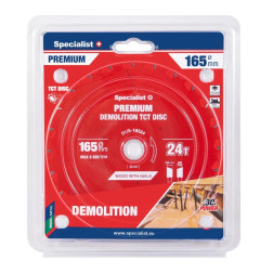 51/5-16524 PJOVIMO DISKAS 165X24TX20MM DEMOLITIONPREMIUM SPECIALIST+
