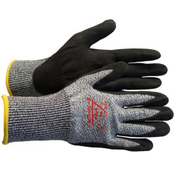 Pjūviams atsparios pirštinės, gumuotos, CutProof+B / 10 dydis / Hand-1A /A19390