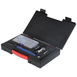 PLASTIKO SUVIRINIMO APARATAS 4V 550 LPS.C-BEVIELIS RINKINYS USB Dedra DED7526